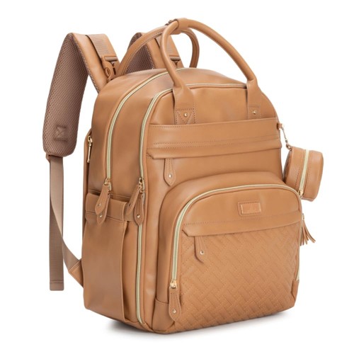 Leather baby changing - leather, backpack