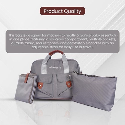 Mamas ready changing nappy bag - nappy,