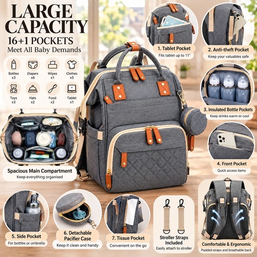 Stylish baby changing bag - stylish,